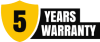 5 year warranty